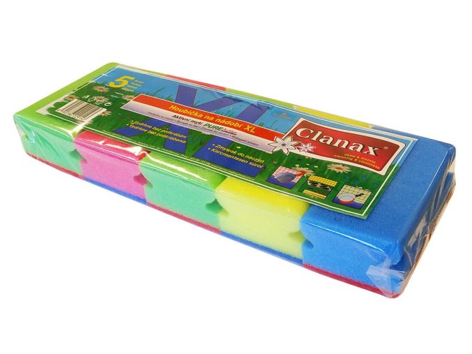 Houba na nádobí tvar 12x7x4,5cm 5ks  CLANAX XL