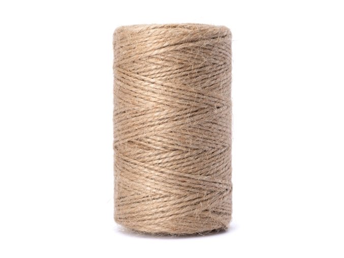 Motouz 100g/66m jutový natural  TEX500x3