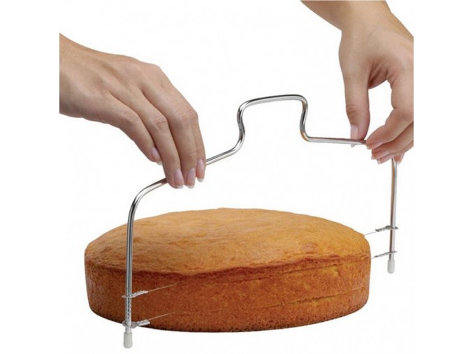 Struna na řezání dortů dvojitá 34cm  KOZÁČEK