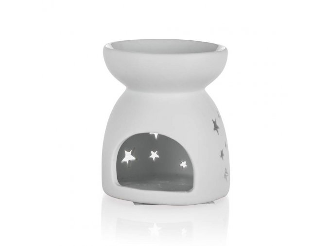 Lampa aroma porcelán 9cm  HVĚZDY