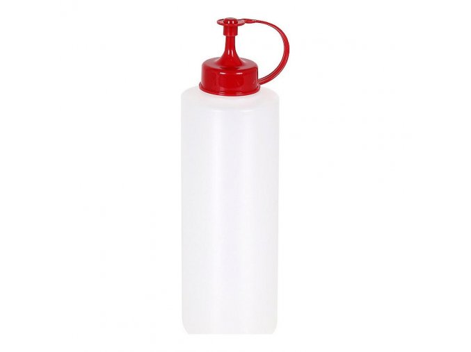 Dávkovač omáčky plast 600ml červená