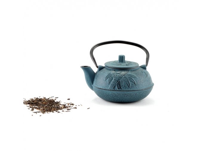 Konvice čajník litina 600ml se sítkem TEAPOT, mix barev