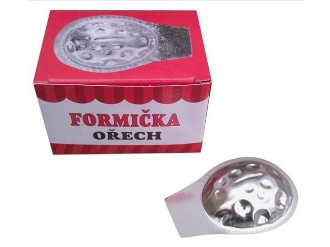 Formička ořech 40x32mm 20ks  CZ