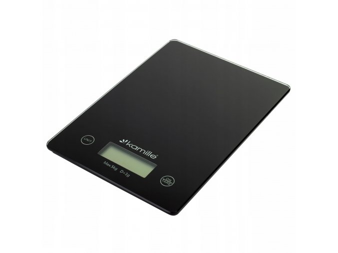 Váha kuchyňská digitální  5kg  KAMILLE černá