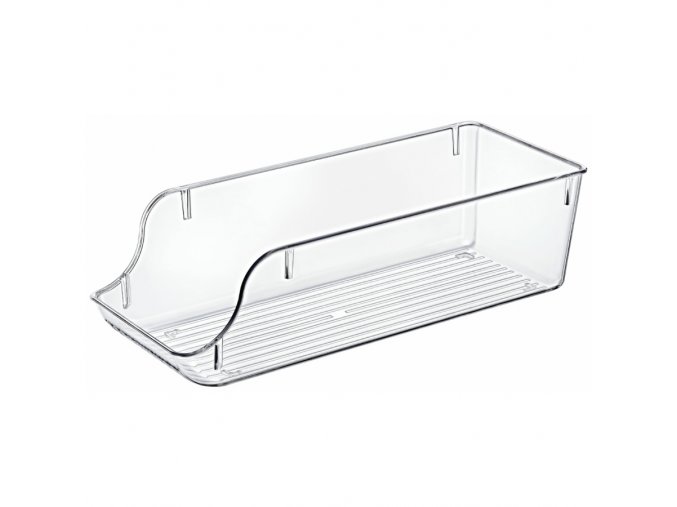 Organizér do ledničky 36x15x10cm na plechovky  CLEAR