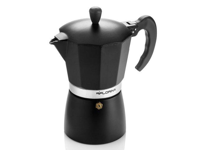 Kávovar moka 6 šálků  QUEENSHOME black