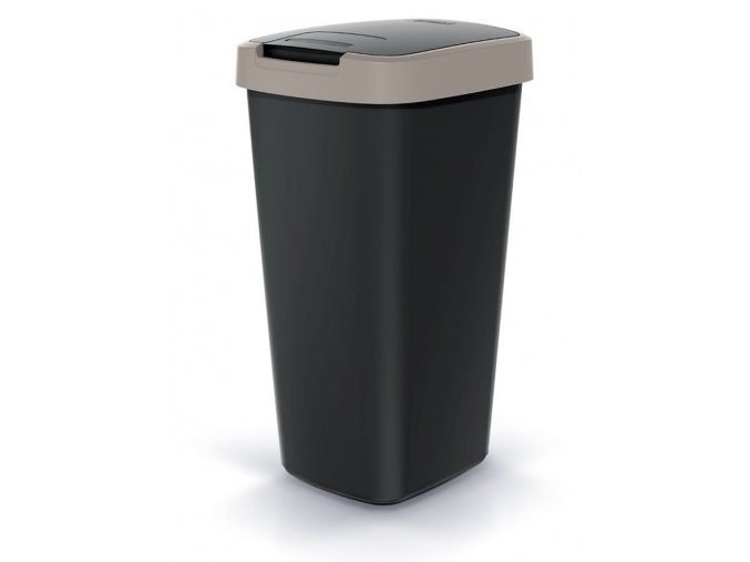 Koš odpadkový výklopný 25L  COMPACTA Q sv.hnědá
