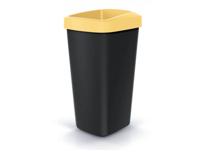 Koš odpadkový bez víka 45L  COMPACTA Q sv.žlutá