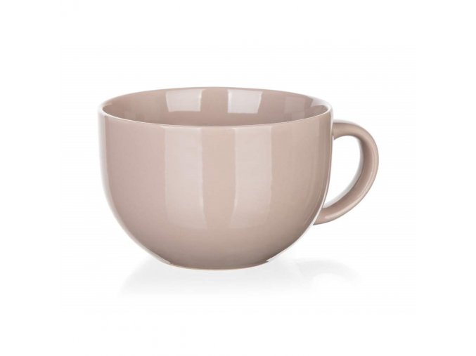 Hrnek keramika 800ml  JUMBO NATURAL Latte