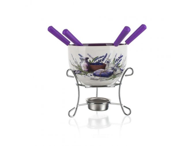 Fondue keramika 6ks  LAVENDER