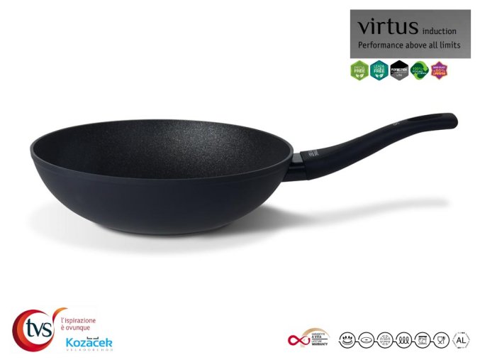 Pánev WOK nepřilnavá ¤30cm  VIRTUS vč. indukce