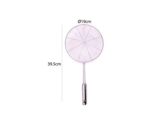Cedník nerez ¤19cm hrubý, dlouhá ručka  HDEPO