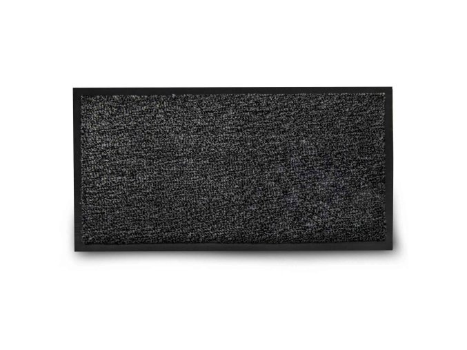 Rohožka 90x150cm guma/koberec  FINE šedá