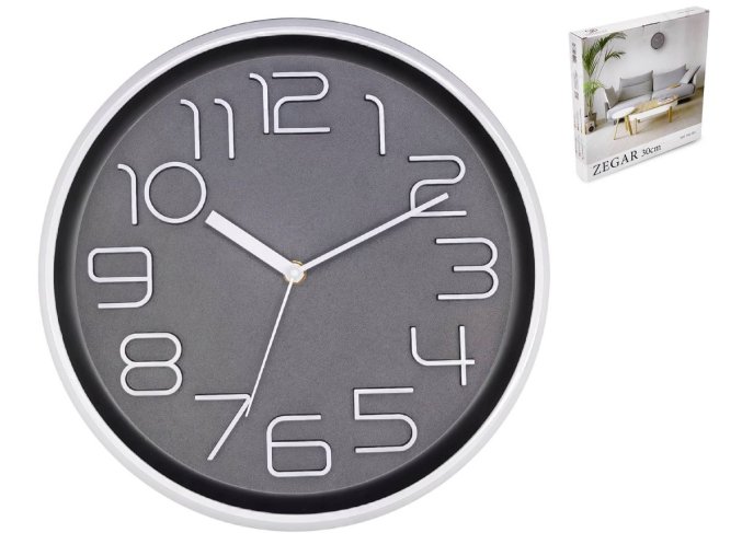 Hodiny nástěnné ¤30cm  MEYERHOFF MH-9843B1