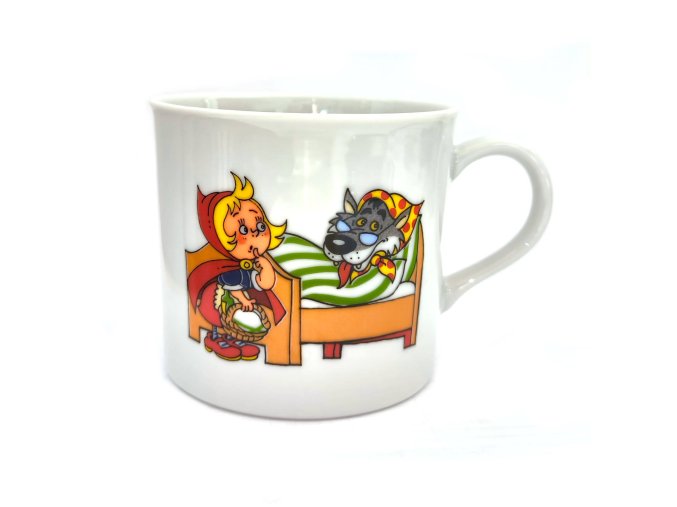 Hrnek dětský porcelán 210ml  KARKULKA