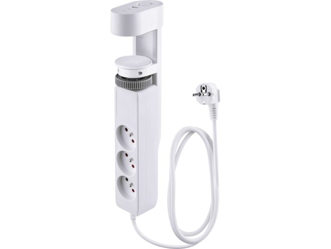 Kabel prodlužovací s upnutím 1,4m 3x zásuvka,2xUSB-A,1xUSB-C