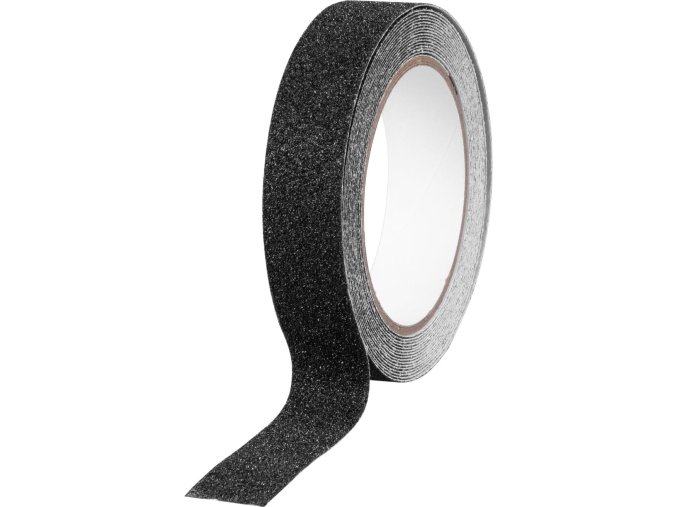 Páska lepící protiskluzná 25mm/5m černá  STREND