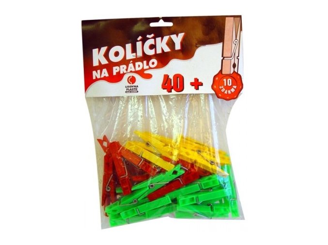 Kolíčky na prádlo 50ks plast H92  CZ