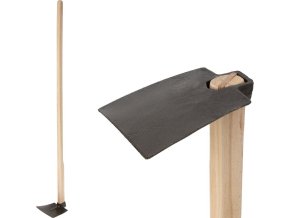 Motyka plochá 14cm 600g kovaná s násadou 120cm GARDEX