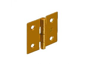Závěs dveřní 30x29mm splétaný Zn žlutý 10ks