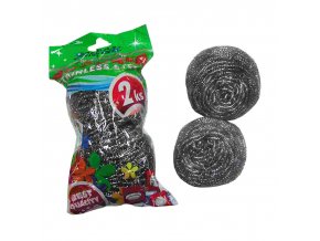 Drátěnka nerez 40g set 2ks  JUMBO JANEGAL