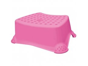 Stolička taburet 41x29x14cm protiskluzová 80kg  KEEEPER růžová