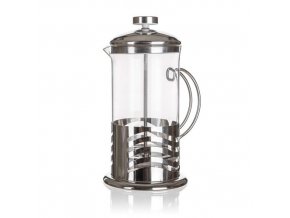 Konvice french press 600ml sklo/nerez s filtrem  WAVE