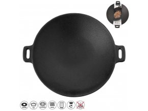 Pánev WOK litina ¤30cm