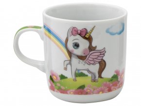 Hrnek dětský porcelán 230ml  JEDNOROŽEC