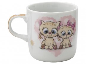 Hrnek dětský porcelán 230ml  KOČKA