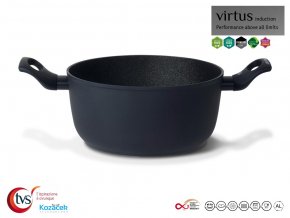 Hrnec nepřilnavý ¤20cm 2,8L  VIRTUS, indukce