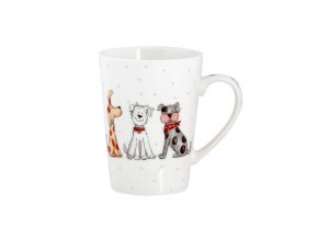 Hrnek porcelán 460ml KOČKA a PES II
