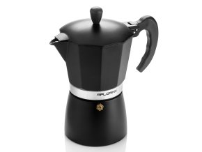 Kávovar moka 6 šálků  QUEENSHOME black