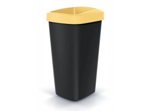 Koš odpadkový bez víka 25L  COMPACTA Q sv.žlutá