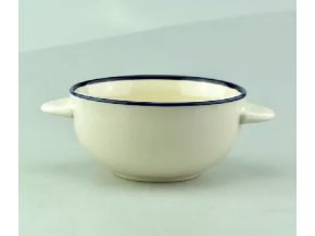 Miska porcelán polévková 450ml s uchy  RETRO