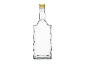 Láhev sklo  500ml FALA čirá s víčkem