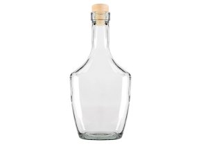 Láhev sklo  500ml KONESER se zátkou