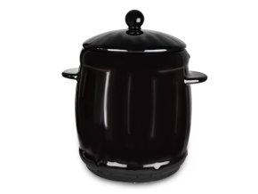 Sud na zelí a kvašáky keramický  6L soudek BLACK