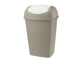 Koš odpadkový výklopný  9L  AURORA šedohnědá