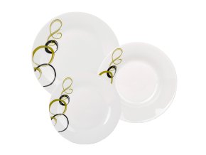 Jídelní sada porcelán 18ks  GREEN