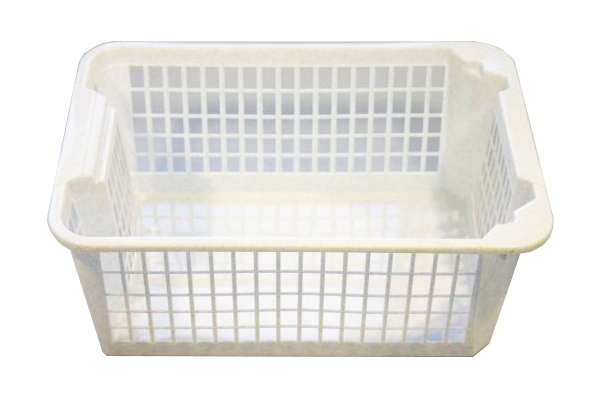 Košík PH 36x26x14,5cm stohovací MINI bílá granit CZ