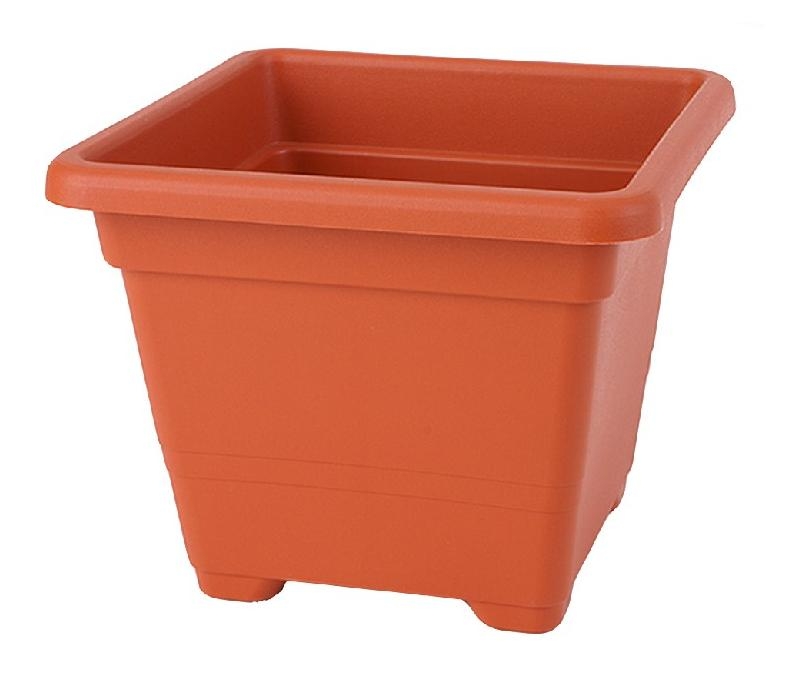 Květináč QUADRATO 27x27cm teracota KUTIL Sklad7 2610606.00