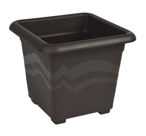 Květináč QUATTRO 50x50cm hnědý  CZ KUTIL Sklad7 1265100.10