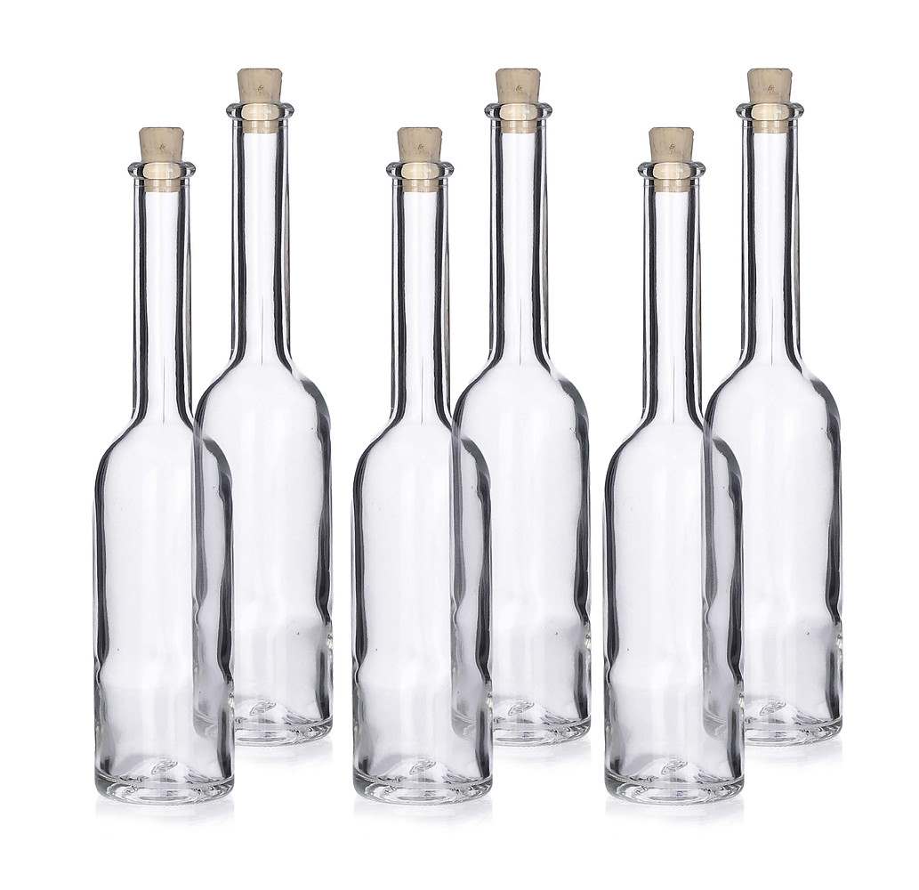 Láhev sklo  100ml Nálevka čirá se špuntem  BIOWIN KUTIL Sklad7 9131221.00