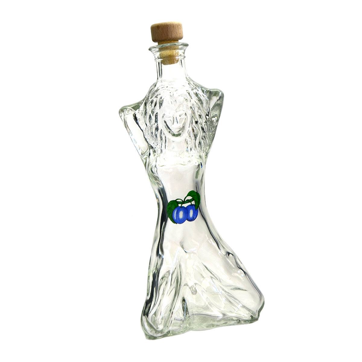 Láhev sklo  350ml MADONA se zátkou ŠVESTKA KUTIL Sklad7 4481390.00