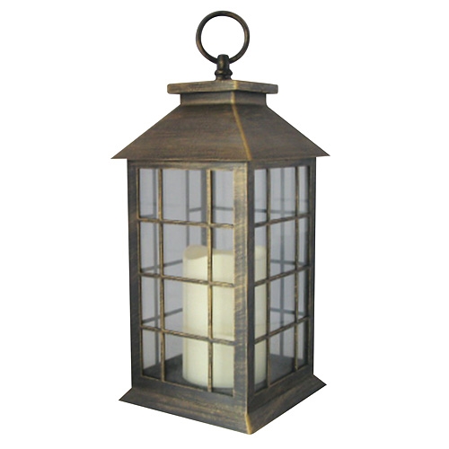 Lampa LED 30cm 3xAAA WIN plast medená