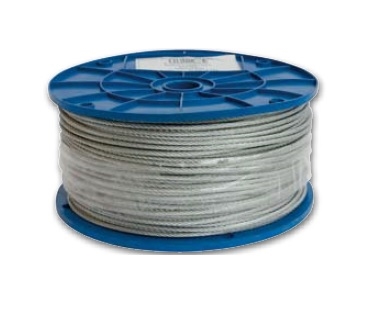 Lano ocelové v PVC bužírce 2/3mm/200m Zn KUTIL Sklad7 8051108.00