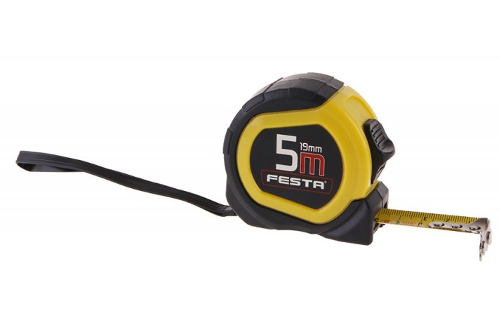 Metr 5m 19mm guma, magnet  FESTA KUTIL Sklad7 8011105.00