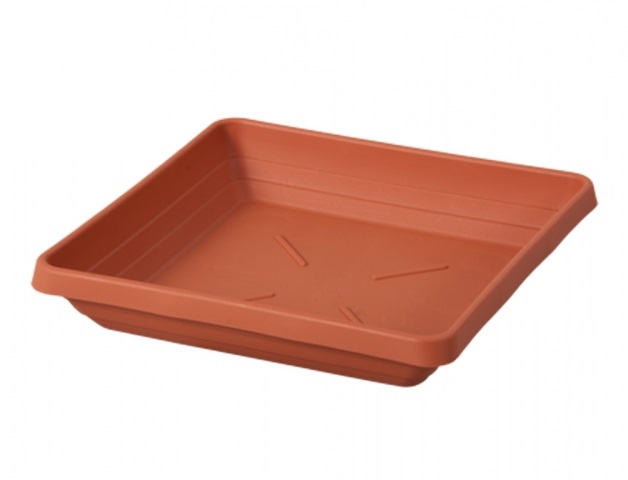 Miska pod květináč 30x30cm QUATTRO teracota  CZ KUTIL Sklad7 1280302.00