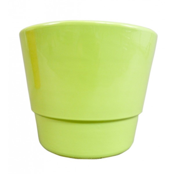 Obal květináče keramika PRIMULA ¤12cm  zelená KUTIL Sklad7 421001.00